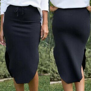 Frank and Eileen Tee Lab Black Fleece Donegal Midi Skirt Women’s Small Casual